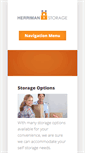 Mobile Screenshot of herrimanstorage.com
